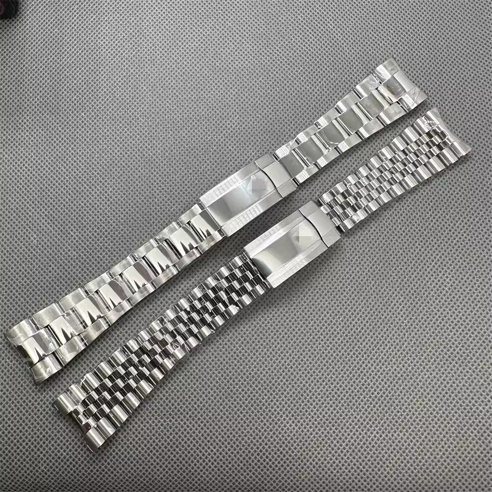 手錶配件clean 廠904L鋼錶帶適用126334三珠五珠日誌41mm男士機械錶鏈