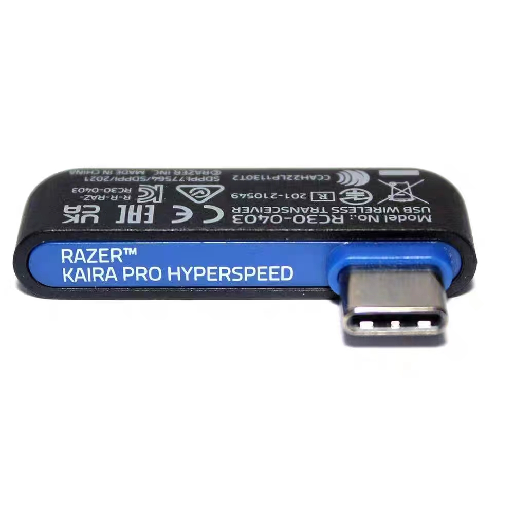 Razer Kaira Pro 超高速無線遊戲耳機加密狗適配器 RC30-0403 原裝替換耳機接收器