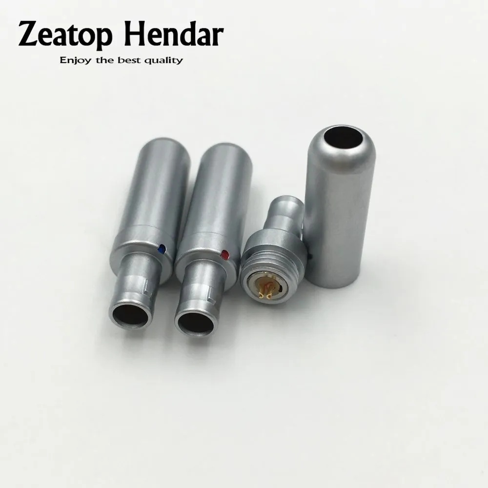 1 對高品質 4.5 毫米直徑公頭耳機插頭 DIY 耳機針,適用於 Sennheiser HD800 LN005327