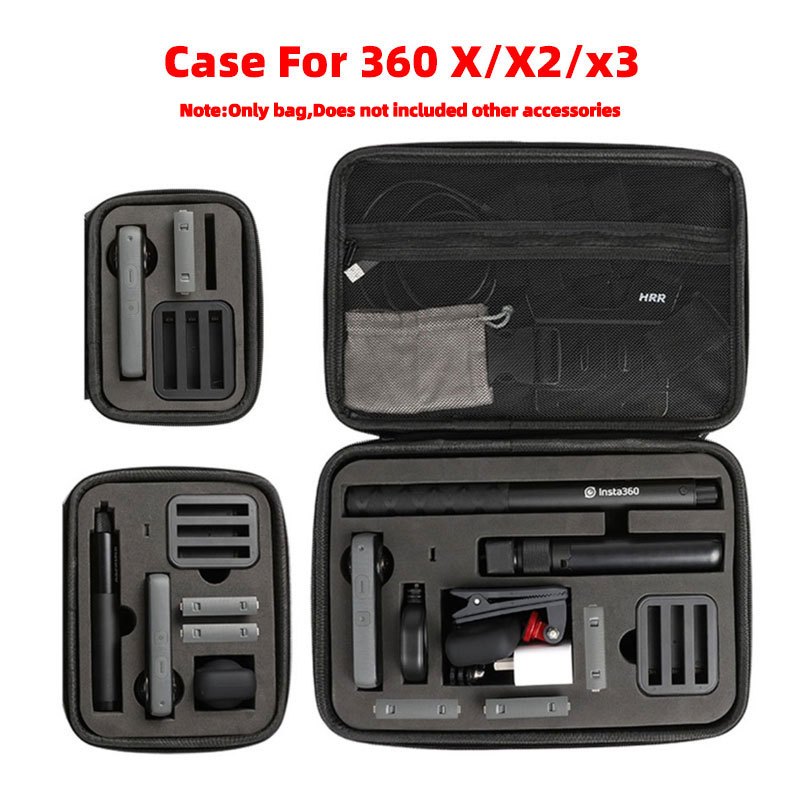 Insta360 X2 X3 X 全景相機收納包手提包 ONE X3 X2 X 配件盒(大中小)便攜包