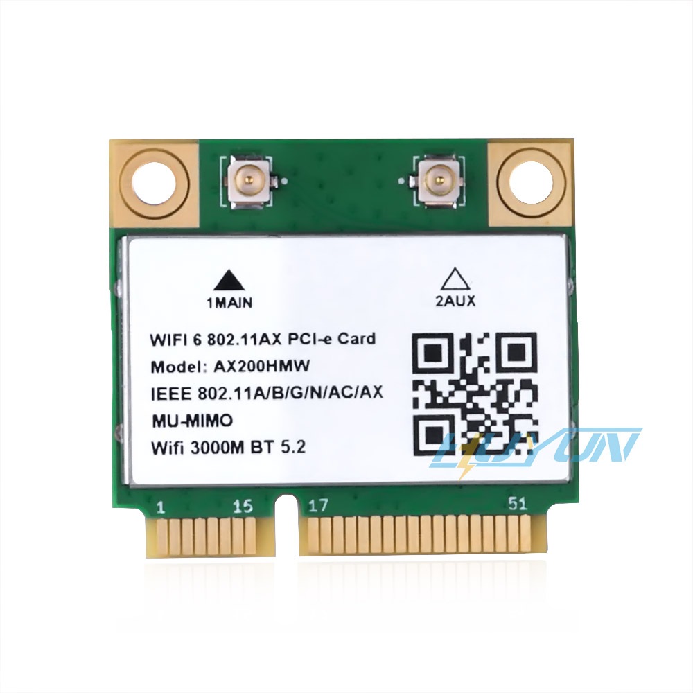 Ax200 WIFI6模塊MINI PCIE 802.11ax 160Mhz網卡WIFI卡
