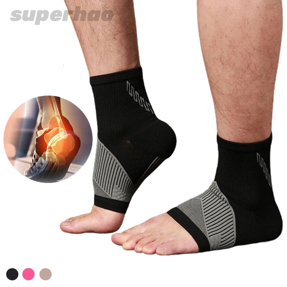 4 件/2 雙神經病理襪,緩解神經病痛的襪子女式男式足底筋膜炎無腳趾壓縮襪腳踝袖緩解神經病腳踝疼痛