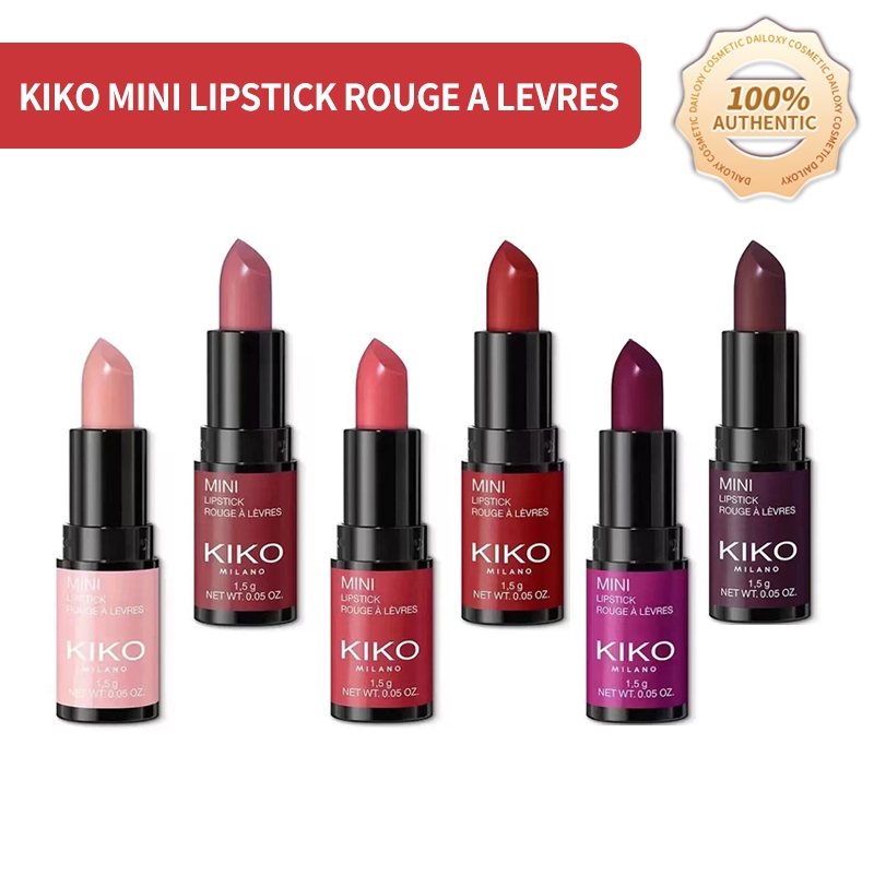 Kiko MILANO Mini lipstick 迷妳口紅唇膏啞光滋潤裸粉色豆沙色正紅色深色1.5g#01#04#