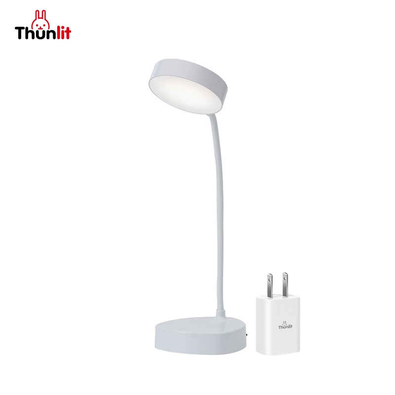Thunlit閱讀小檯燈 1500mAh可充電電池可調光LED檯燈3種色溫