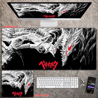 Berserk Monster 滑鼠墊加長 900x400mm 防水防滑設計大型遊戲滑鼠墊桌墊