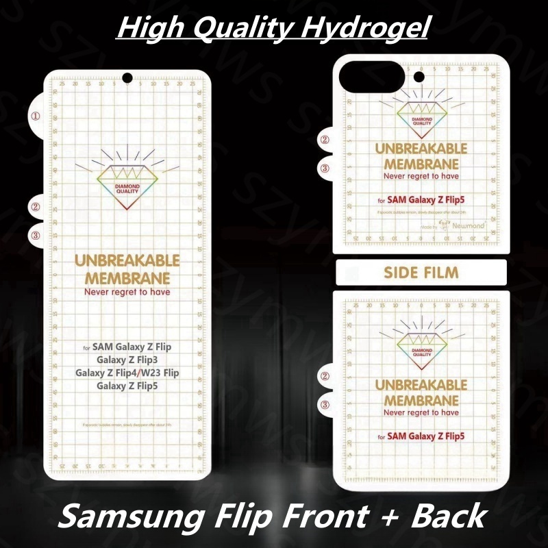 三星Samsung Z Flip5 Flip4 Flip3 荧幕保護貼 高品質水凝膠膜