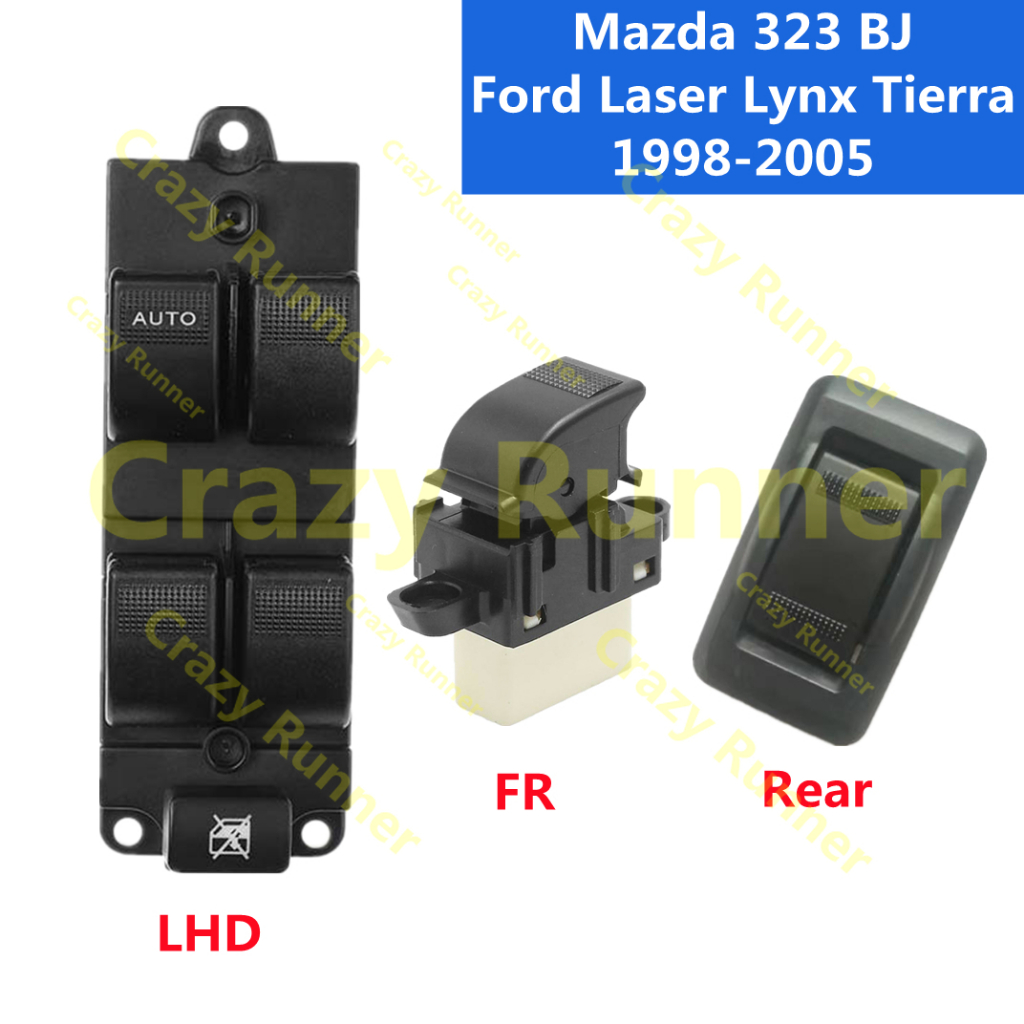 MAZDA 10+4pins 電動車窗開關適用於馬自達 Familia 323 BJ 1998-2003 Ford La