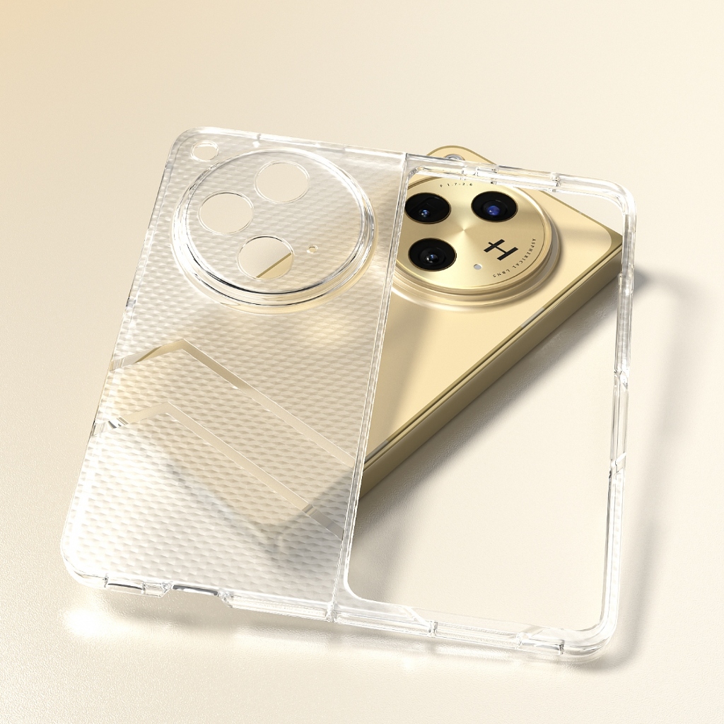 Oppo FIND N3 手機殼 OnePlus Open N3 手機殼磨砂 3D 透明超薄硬後蓋
