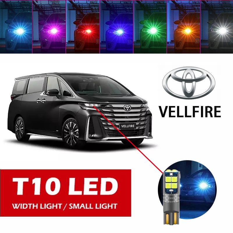 豐田 1pc Toyota Alphard/Vellfire T10/W5W 燈泡小頭燈、小頭燈、汽車行李箱、車牌燈
