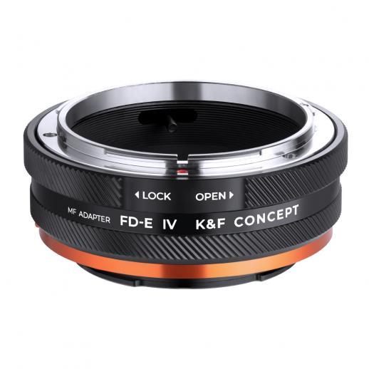 佳能 K&amp;f Concept Canon FD/FL 系列鏡頭轉索尼 E 系列卡口相機,FD-NEX IV PRO 高精