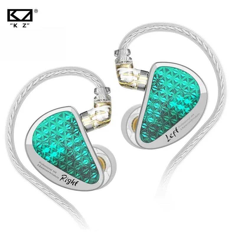 KZ-AS16 PRO八單元純動鐵入耳式耳機hifi監聽人聲器樂女毒耳塞