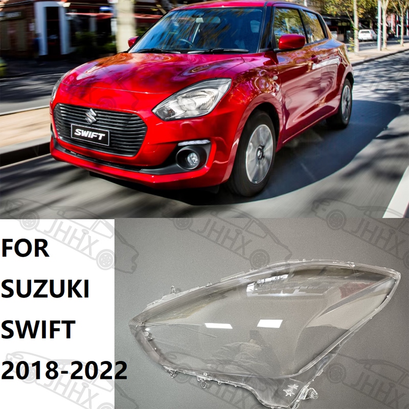 SUZUKI 適用於鈴木 SWIFT 2018 2019 2020 2021 2022 前照燈鏡頭汽車更換透明汽車外殼汽