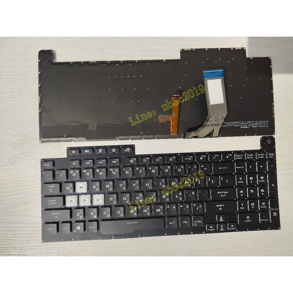 ASUS华硕枪神3 4PLUS魔霸3 ROG G731 G732 G GU S7D G712L V 中文筆電鍵盤