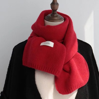 [LsxmzTW] 男士女士冬季針織圍巾,冷圍巾,柔軟保暖針織圍巾,運動護頸