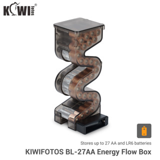 Kiwifotos 電池收納架 5號 7號 電池掛架 AAA AA 電池盒 贈磁吸電量檢測機