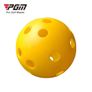 PGM 10個裝 高爾夫練習球室內練習球空心球橡膠輕質高爾夫球高爾夫配件 Q009