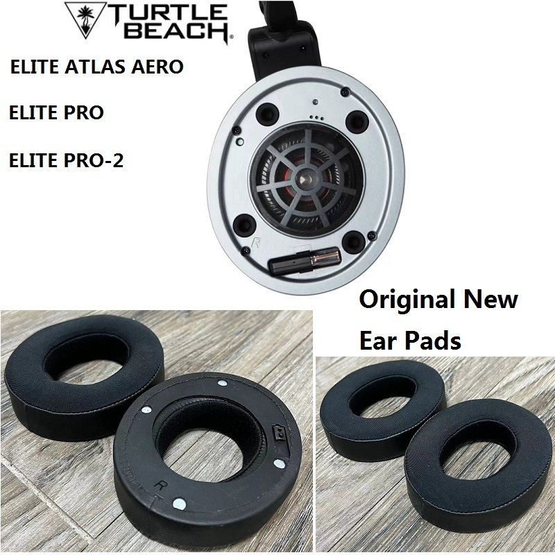適用於 Turtle Beach ELITE PRO/PRO-2/ATLAS AERO 耳機的原裝耳墊替換耳罩耳罩耳墊備