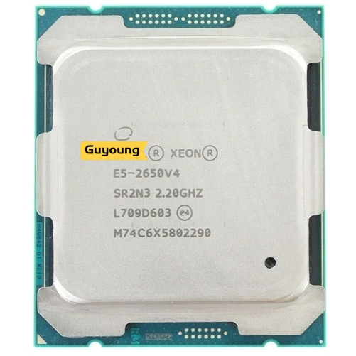 Yzx氙氣e5 2650 V4 E5-2650V4 E5 2650V4 CPU處理器12核2.20GHZ LGA2011