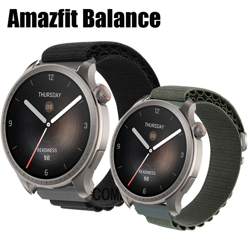 適用於 Amazfit Balance 華米智能手錶 錶帶 尼龍 柔軟 運動 透氣 舒適 男女款腕帶