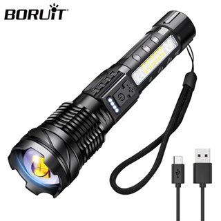 Boruit 30W Wainlight NM1 LED 強力 2600mAh 手電筒 Type-c 可充電可變焦手電筒