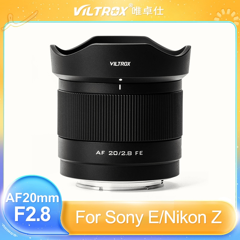 Viltrox 20mm F2.8 自動對焦全畫幅大光圈超廣角鏡頭適用於索尼 E 尼康 Z 卡口