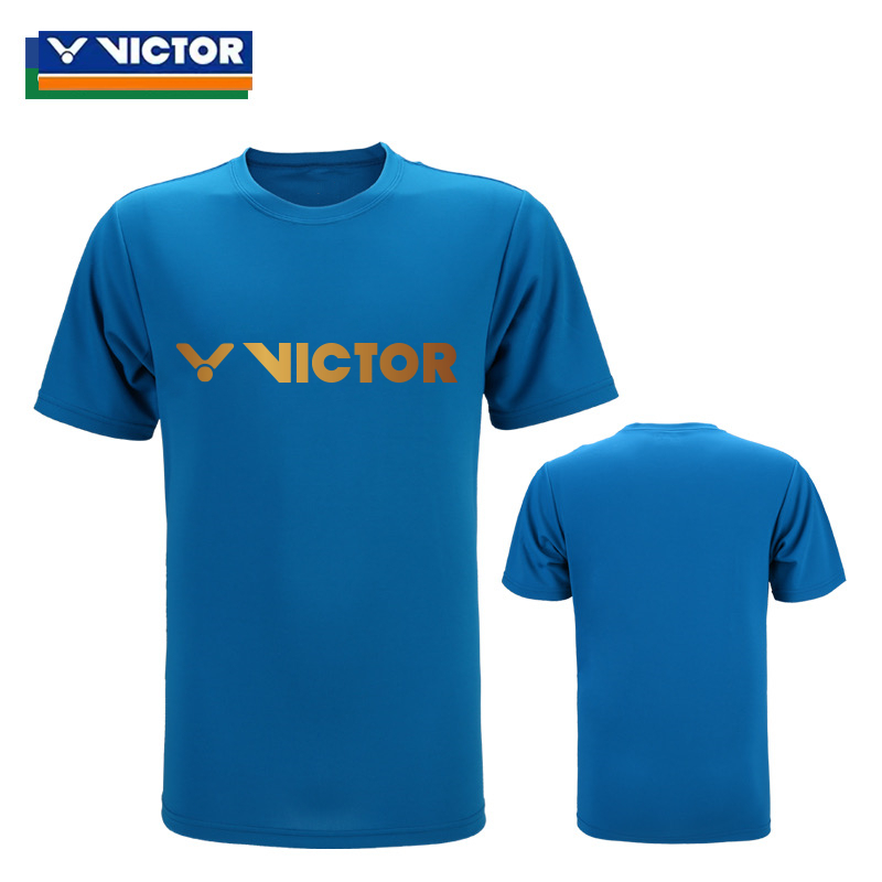 Victor 2023 新款羽毛球服男士女士乒乓球服速乾學生網球服運動上衣夏季運動休閒 T 恤韓國文化 T 恤