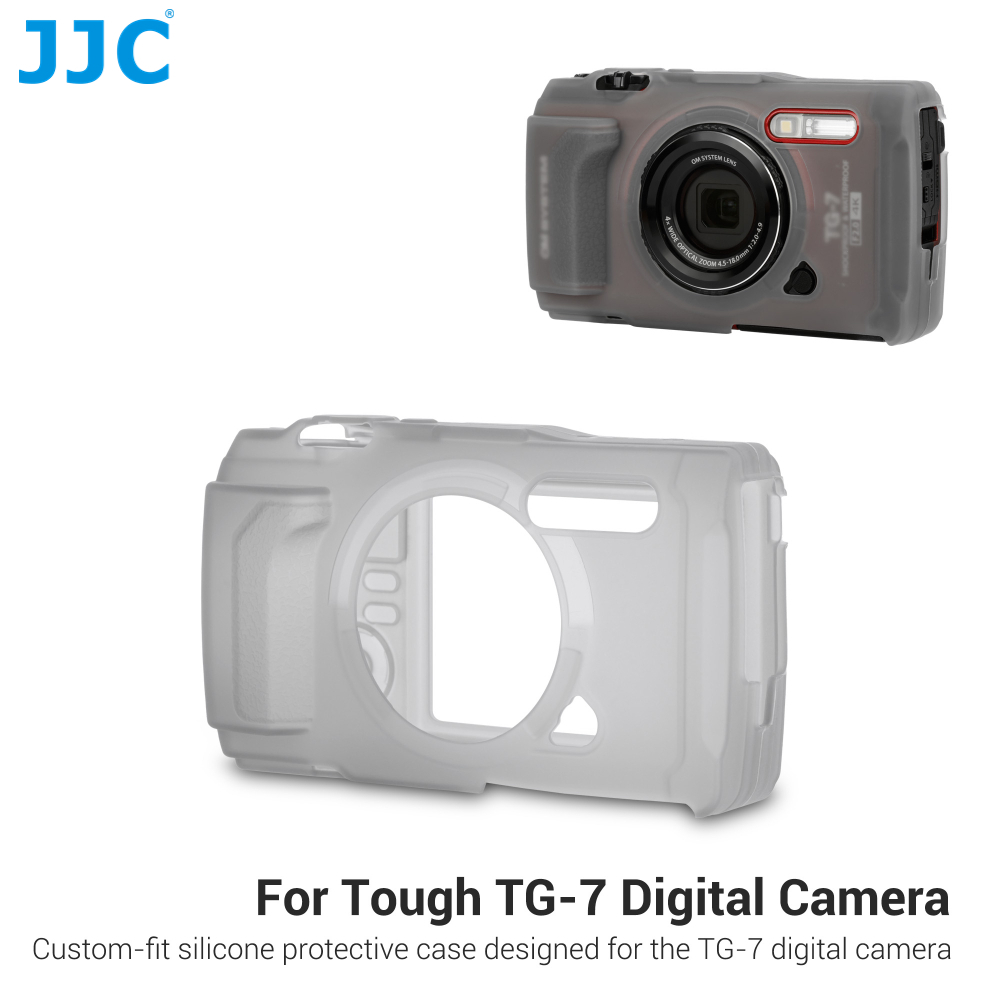 JJC TG7 矽膠保護套 奧林巴斯 Olympus OM SYSTEM TG-7 相機專用 替代CSCH-128