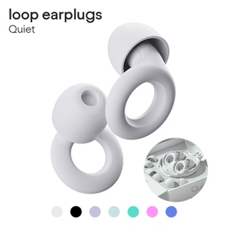 Loop Quiet - 降噪耳塞 (-26dB)，適合睡眠、專註、學習、噪音敏感度和旅行 - 4 種尺寸（XS-L）