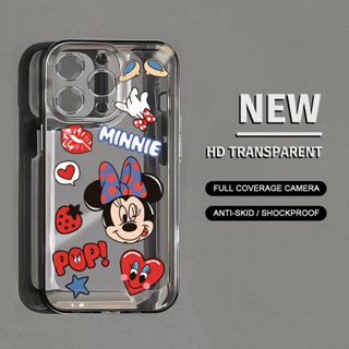 Minnie Mouse 手機殼 iPhone 適用於 15 / 14 / 13 / 12 / 11 Promax 高清
