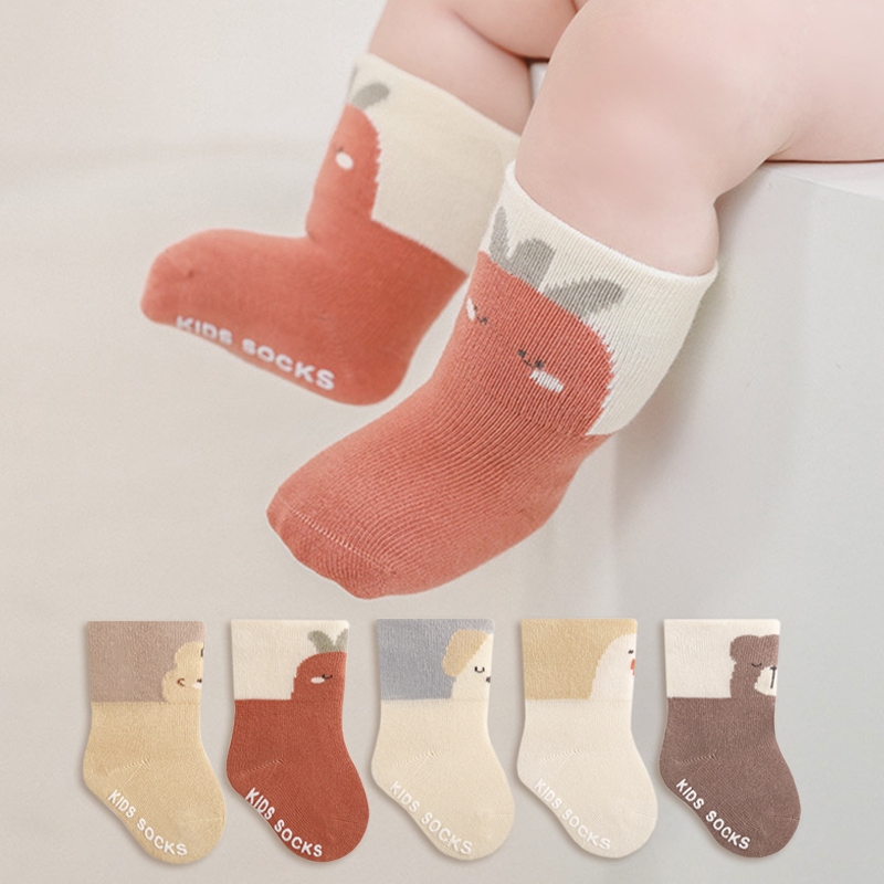 寶寶襪子止滑 0歲 韓國 春秋薄款 新生兒襪子0-3月 嬰兒襪子6個月 寶寶地板襪防滑 小孩襪子 幼兒襪子 學步襪室內