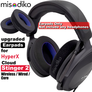 Misodiko 耳墊/頭帶墊兼容 HyperX Cloud Stinger 2 - 無線/有線/核心