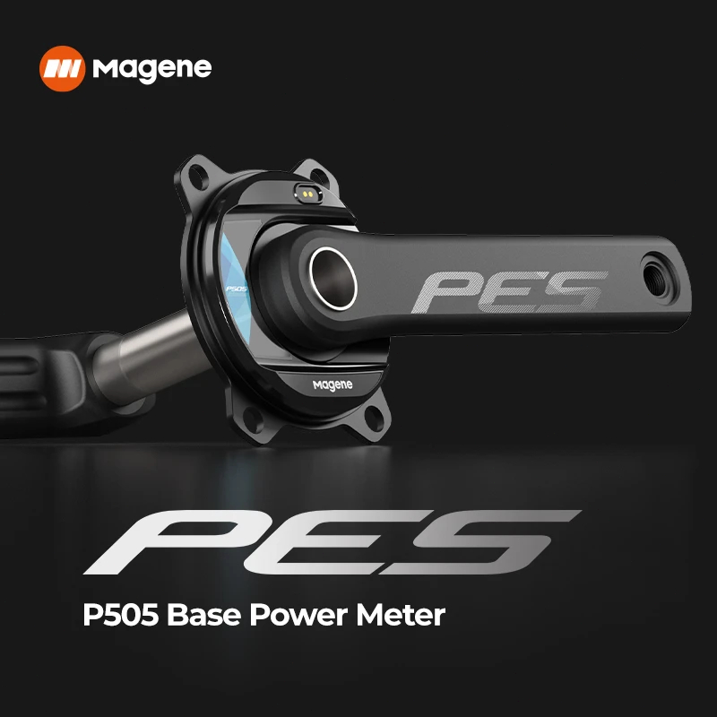 Magene 功率計 PES P505 底座 4 螺栓 110BCD 24mm 踏頻踏板平衡 ANT+ 鋼主軸曲柄鏈輪適