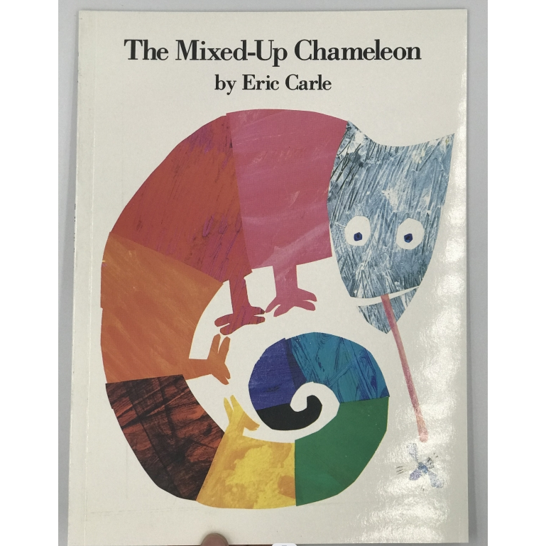 點讀版 拼拼湊湊的變色龍 The Mixed-Up Chameleon 英文原版繪 艾瑞卡爾爺爺英語讀物 幼兒童畫故事早