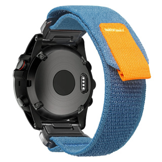 Hemsut Quickfit Trail Loops 適用於 Garmin Tactix 錶帶尼龍錶帶編織適用於 Fe