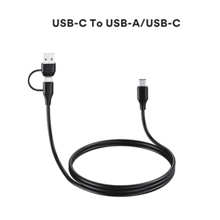 Maono USB C 麥克風線 USB C 轉 USB A/C 二合一數據線,適用於 USB 麥克風、手機、電腦、DG