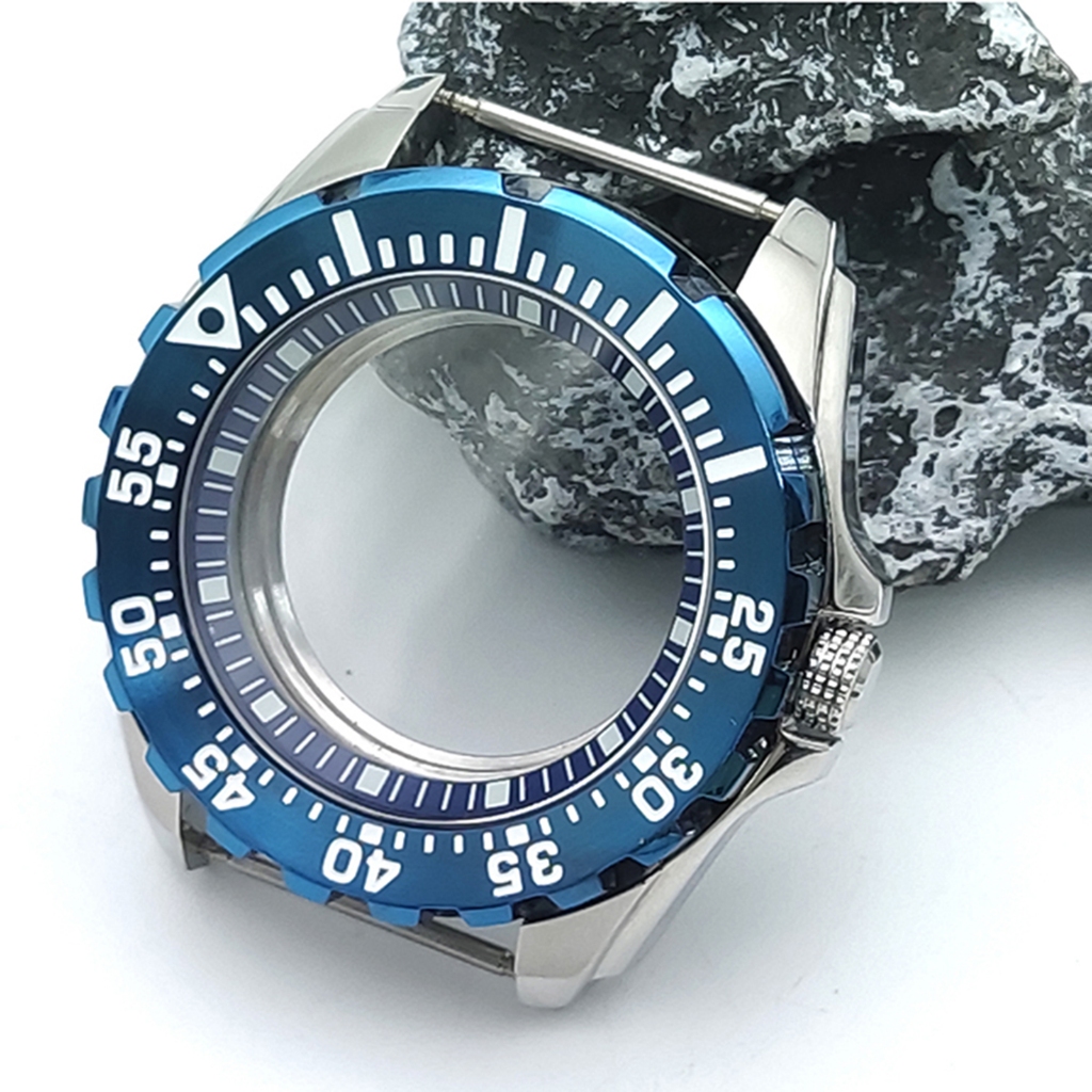44mm Monster 機械錶殼改裝不銹鋼錶殼配件適用於 NH35 機芯