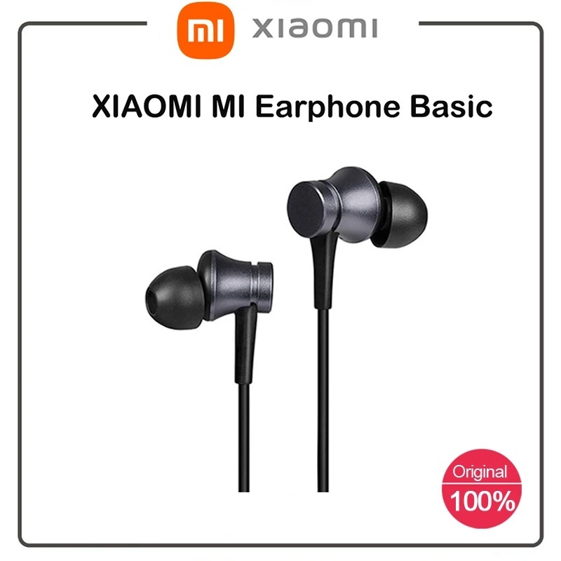 XIAOMI MI 小米米耳機活塞 3 Sport Fresh 基本版 3.5 毫米入耳式耳塞式耳塞帶麥克風適用於 Re