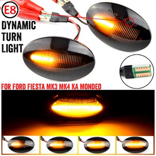 Led 動態轉向訊號燈側標記燈中繼器訊號燈適用於福特 Fiesta MK3 MK4 KA 蒙迪歐 Transit Tou