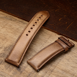 Hemsut 真皮錶帶 HORWEEN Chromexcial 手工皮革錶帶 18mm 19mm 20mm 21mm 2