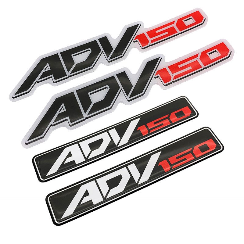 HONDA 適用於本田 ADV 150 ADV150 踏板車的 3D 摩托車 3D 樹脂凝膠貼紙貼花