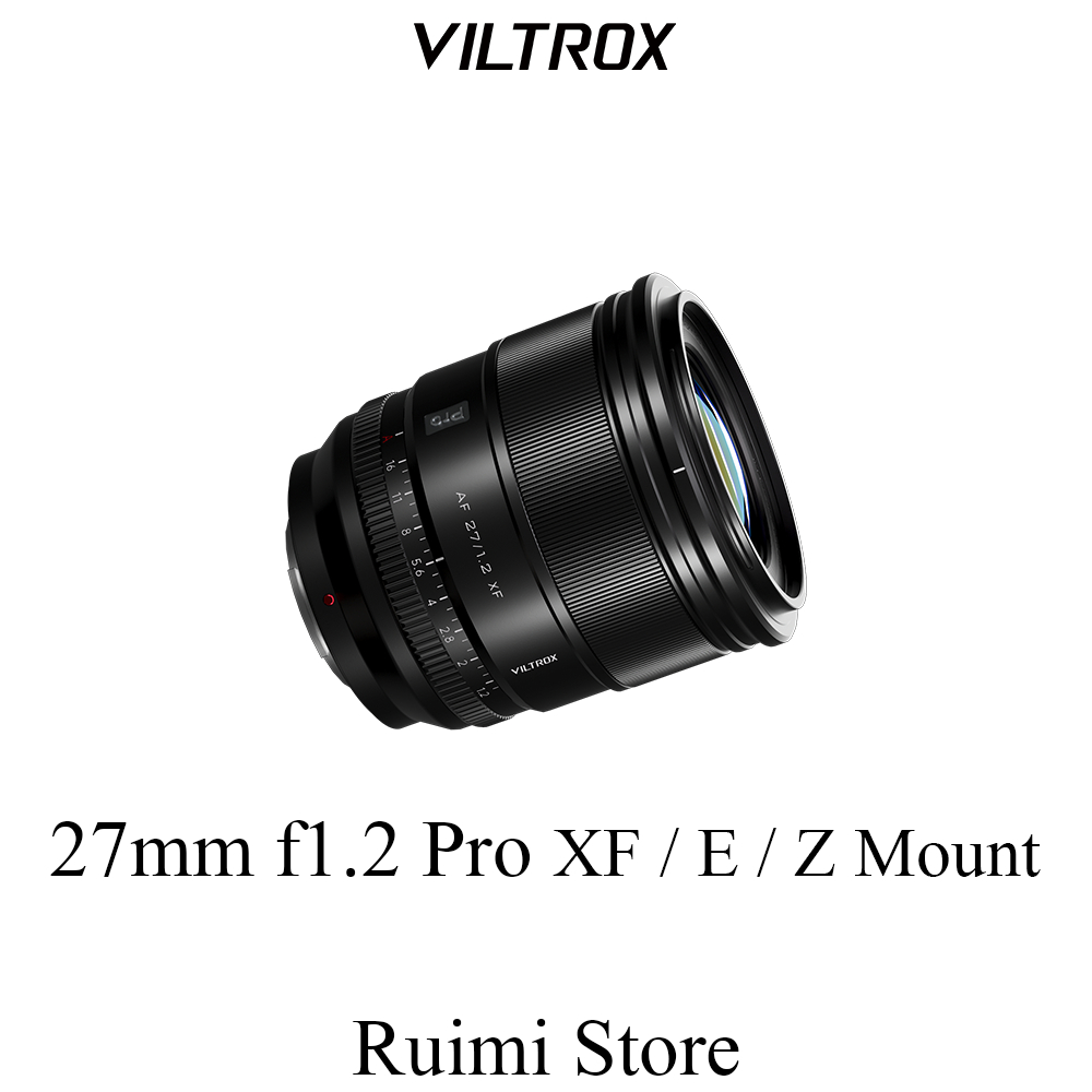 唯卓仕Viltrox 27mm f1.2 Pro自動對焦大光圈鏡頭 適用於富士X/索尼E/尼康Z卡口APS-C微單相機