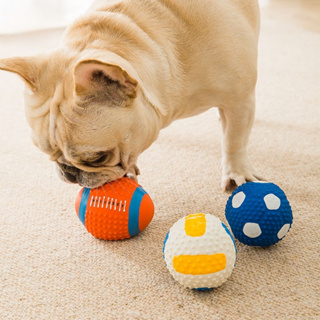 乳膠寵物球 寵物玩具 狗玩具 橄欖球 寵物乳膠玩具 高彈棉填充乳膠橄欖球 足球 排球 發聲寵物玩具球