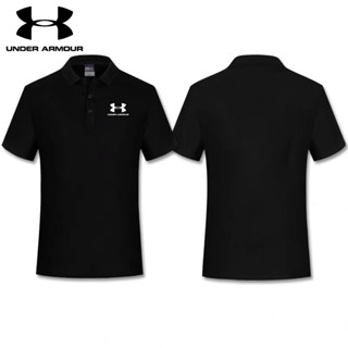 【24小時發貨】Under Armour polo衫2024新款工作服polo衫定制刺繡工作服團隊服韓國文化衫短袖襯衫球