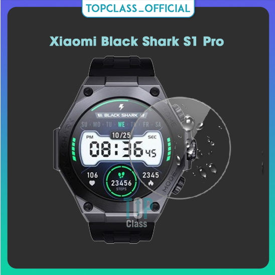 XIAOMI 適用於小米黑鯊 S1 Pro 智能手錶的 2 件套鋼化玻璃屏幕保護膜