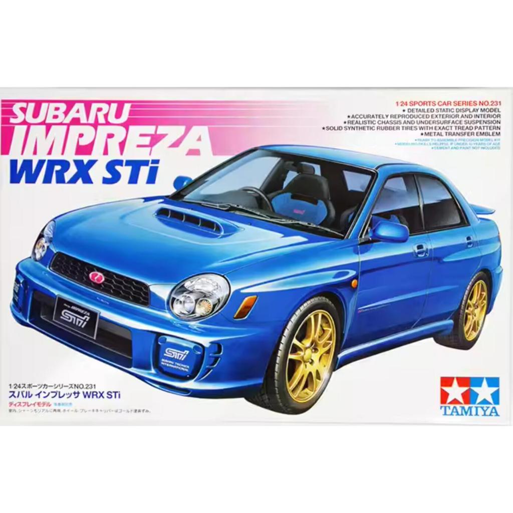 Tamiya 24231 Subaru Impreza WRX STi model kit 田宮拼裝汽車模型 1/24