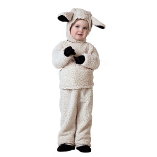 新款派對萬聖節服裝兒童動物綿羊角色扮演服裝套裝舞台表演可愛服裝