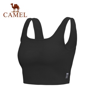 Camel瑜伽服女背心透氣健身服外套訓練運動背美