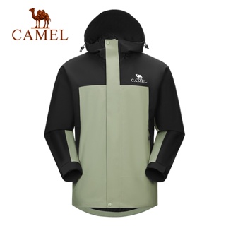 Camel單層外套男士防風防水保暖戶外外套