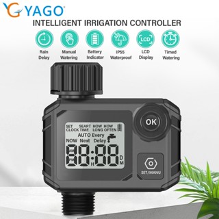 自動灌溉定時器,戶外灑水定時器,花園軟管水龍頭定時器的水定時器,草坪、庭院、溫室的可程式設計澆水定時器