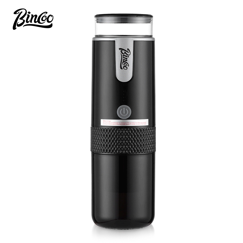BINCOO 電動便攜式咖啡機 壹人美式萃取咖啡粉膠囊咖啡機 適宜家用戶外小型車載